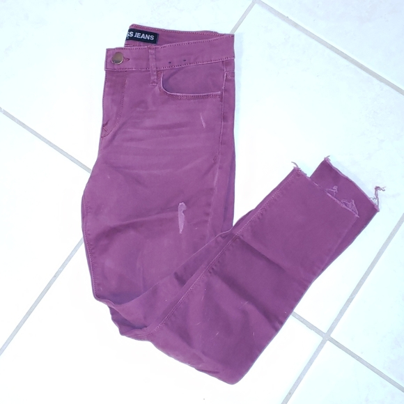 Express Raw Hem Ankle Legging Jeans - Picture 2 of 3